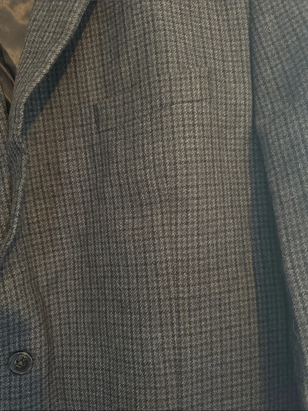 Lauren Ralph Lauren Navy Houndstooth Sport Coat